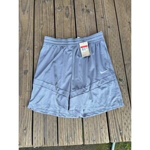Nike ICON Shorts 6 Inch Size Large Grey FQ5527-066 NWT